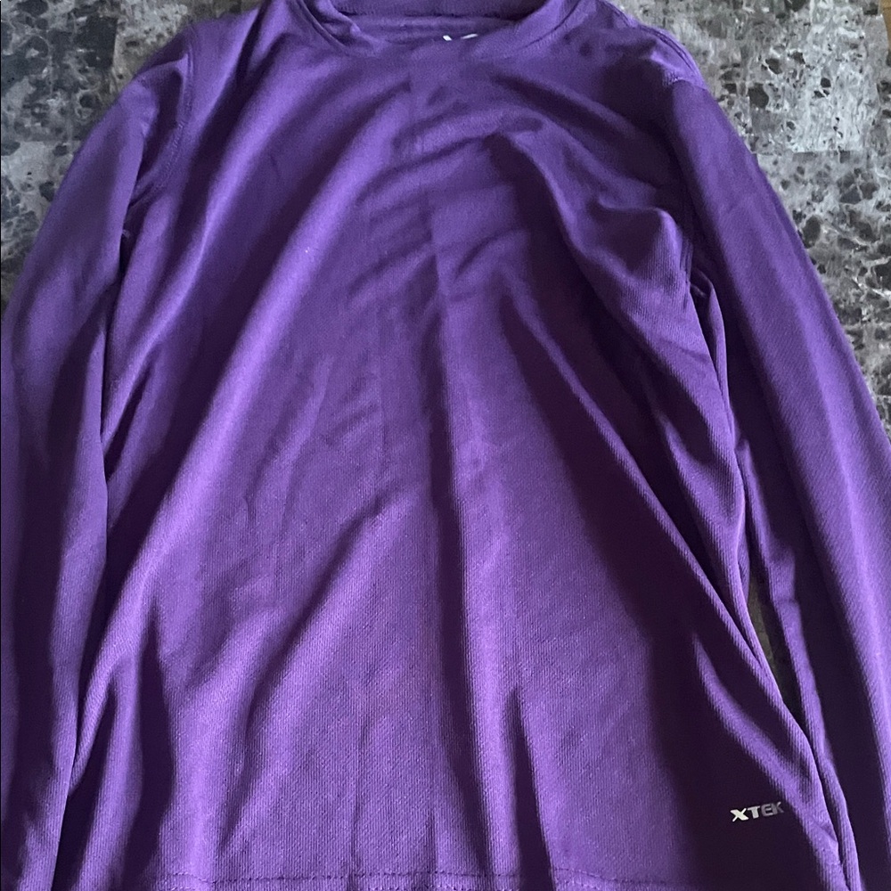 Women's Long Sleeve Purple Top